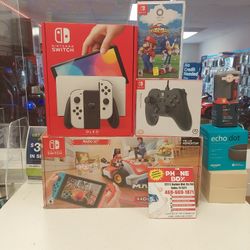 OLED Nintendo Switch With Mariokart Live Home Circuit And Controller Games Available Now With Just $29 Down 