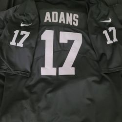 Raiders Adams Stiched Jersey 