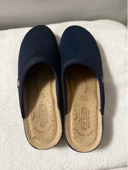 Fly Flot Navy Slip-On Clogs for Women