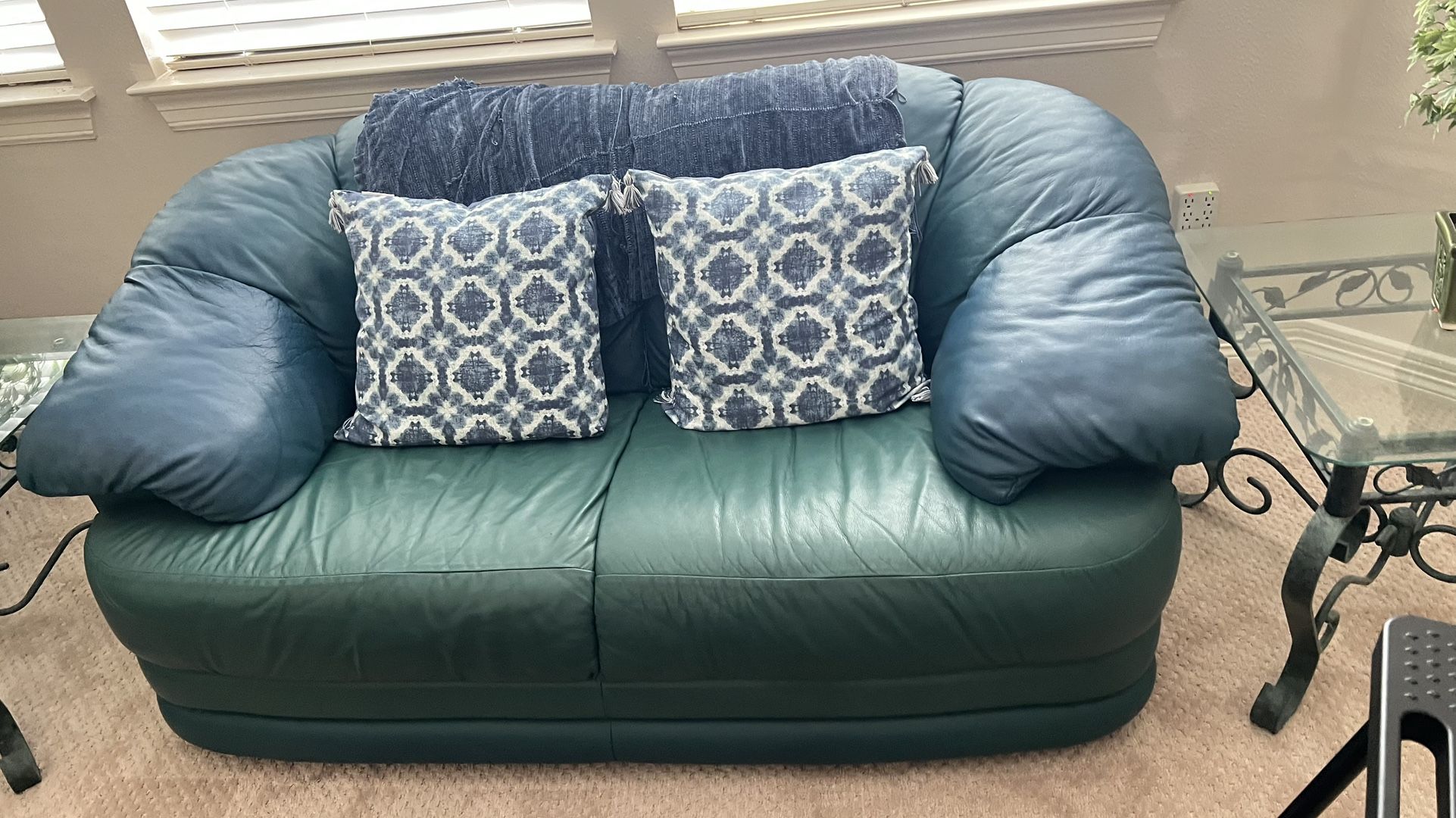 Leather Sofa And Love Seat