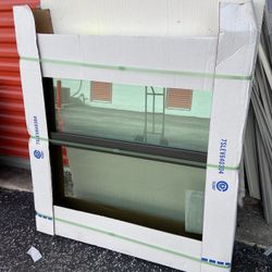 PGT 36 1/4x37 BRONZE IMPACT WINDOW NEW