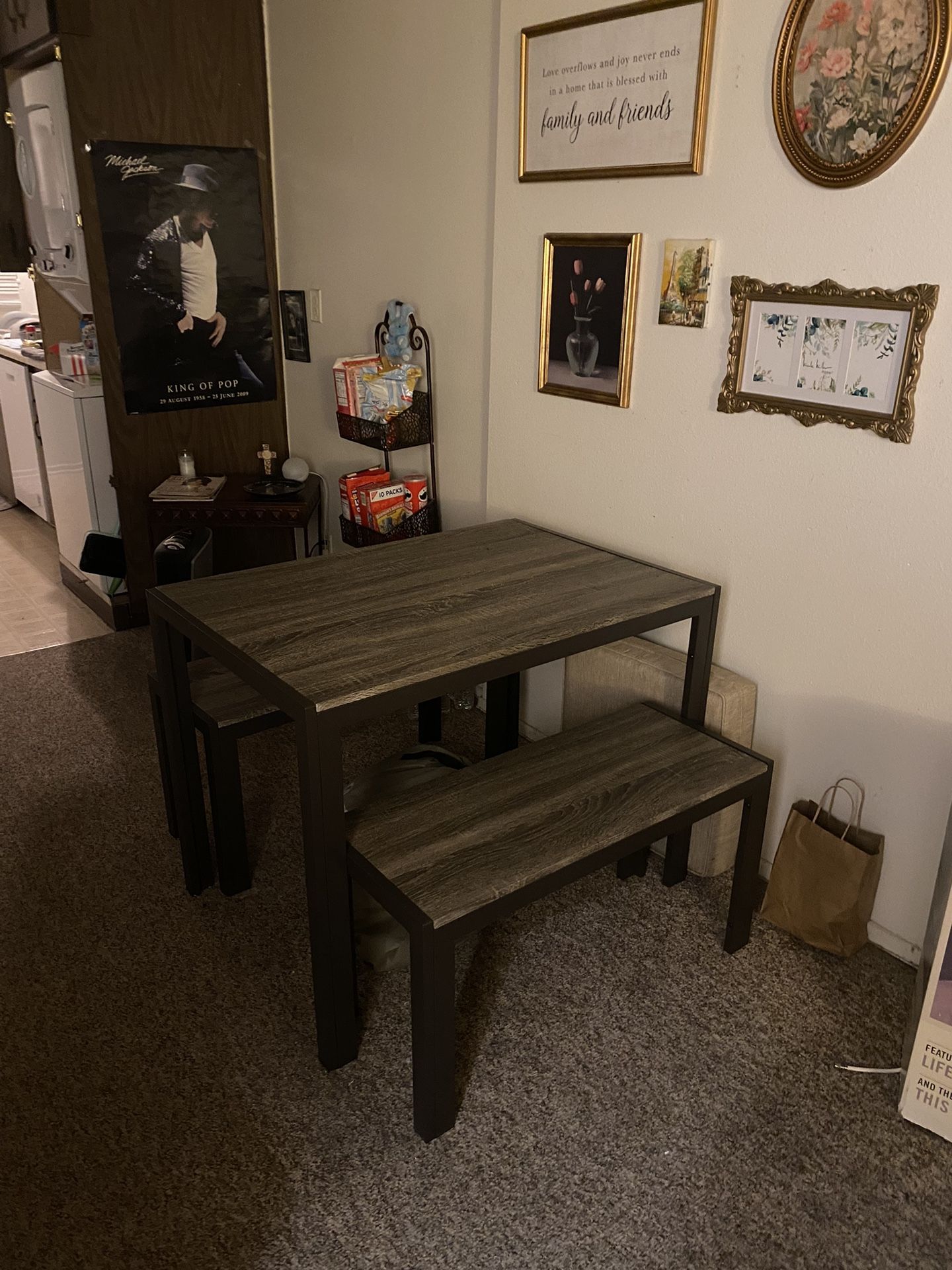 Dining Table And Benches