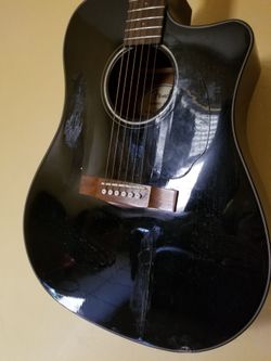 Fender acoustic electric guitar gibson prs ibanez solar