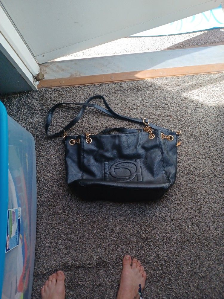 Bebe Gold Chain Purse