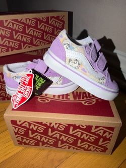 Toddler size 4 glow-in-the-dark vans