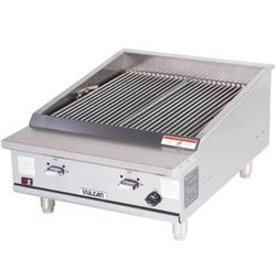 Vulcan VTEC25 25" Countertop Gas Infrared Charbroiler w/ (2) Burners