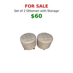 Match ottoman set beige
