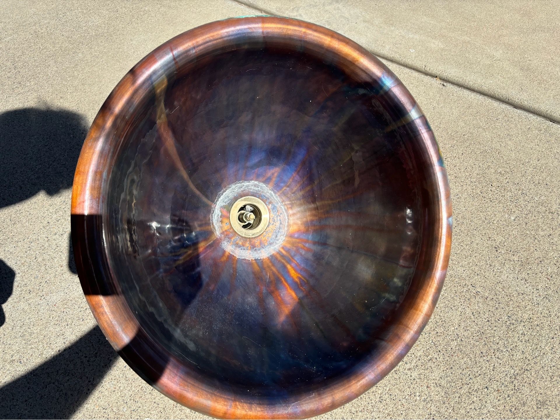Copper sink