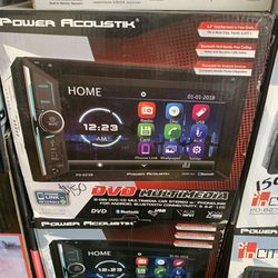 Power Acoustik Dvd Bluetooth USB Double Din Stereo 