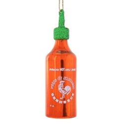 Siracha Bottle Christmas Ornament