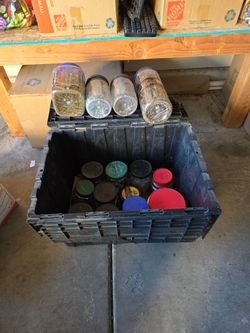 NAILS GALORE... 15 JARS FULL OF NAILS!