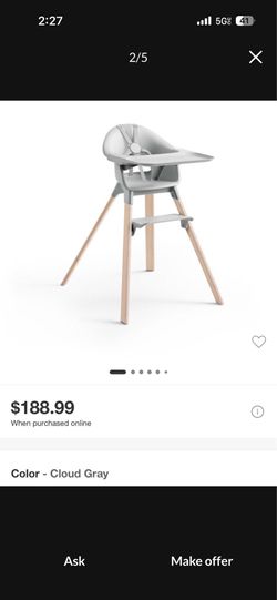 Stokke high chair ,