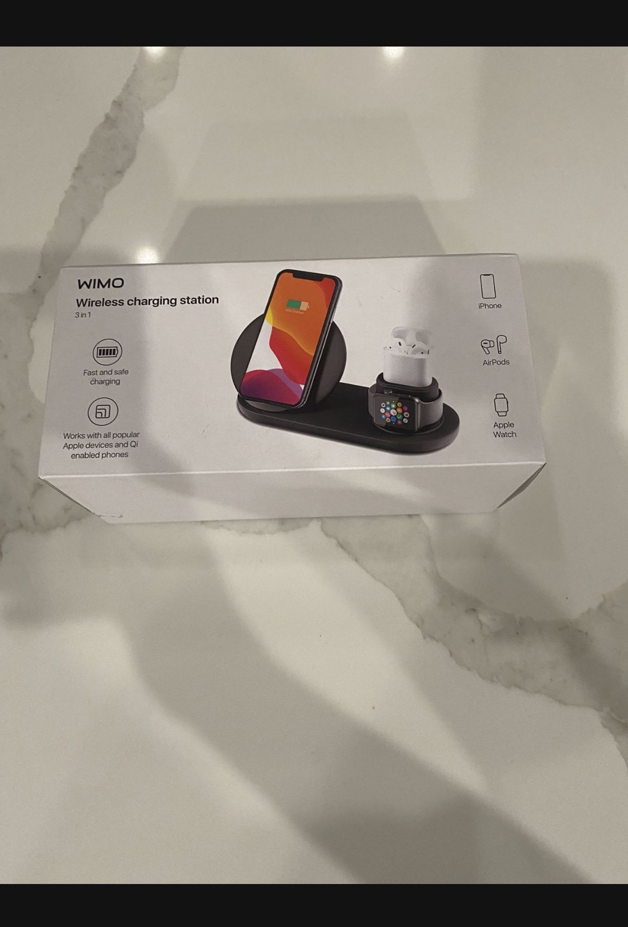 Wimo 3 in 1 Wireless Apple Charger