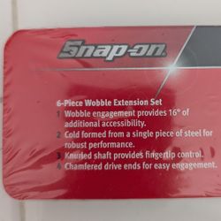 Snap on  1/4 Drove Wobble Ext Set 6pc