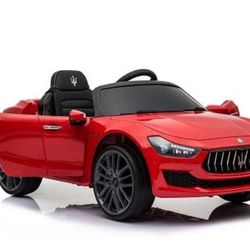 Toy - Maserati Ghibli 12V Red Ride On Car