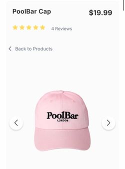 PoolBar London Pink Hat
