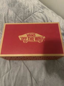 Red Knu Skool Vans Shoes in Original Box