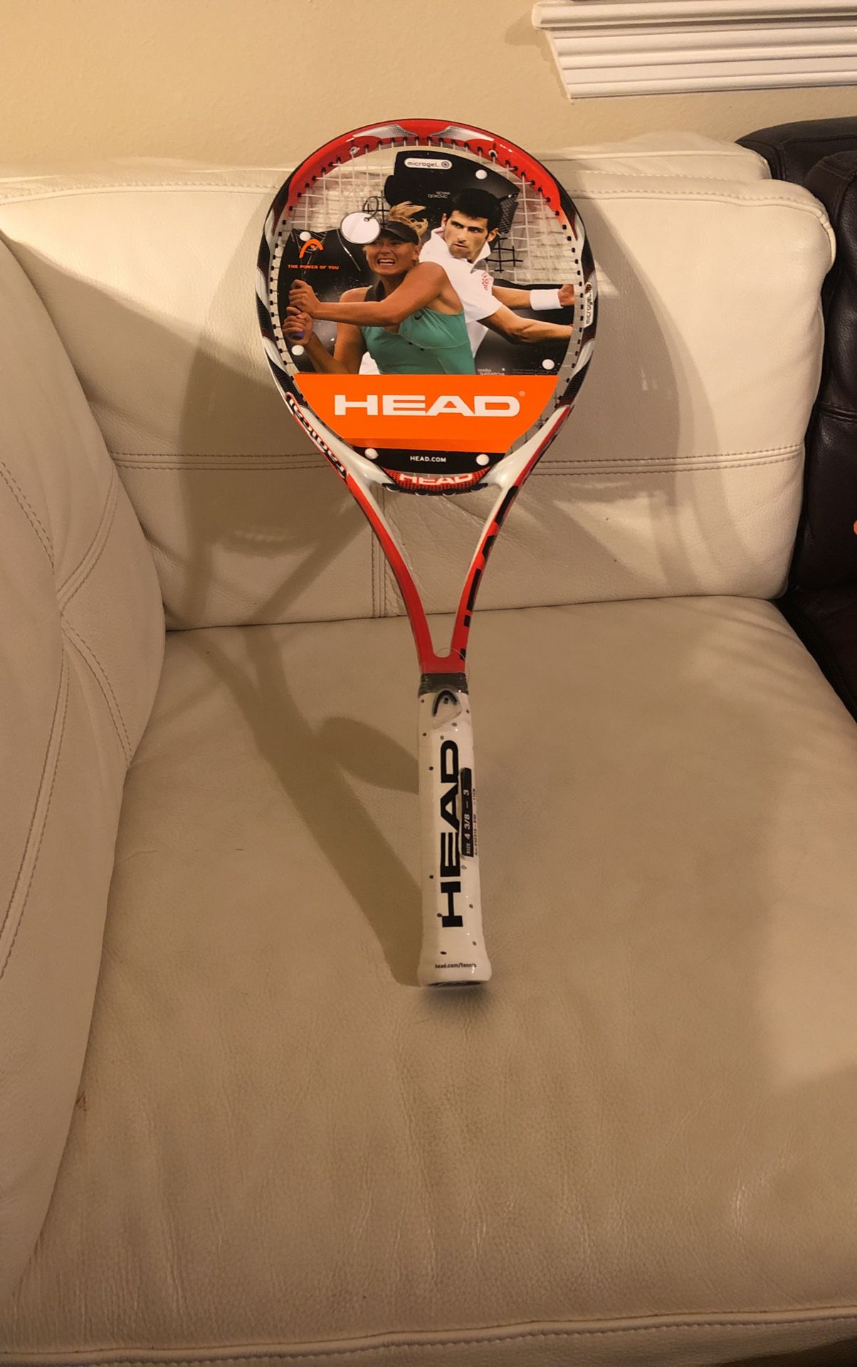 New! Head Microgel Midplus Radical Tennis Racket Size 4 3/8