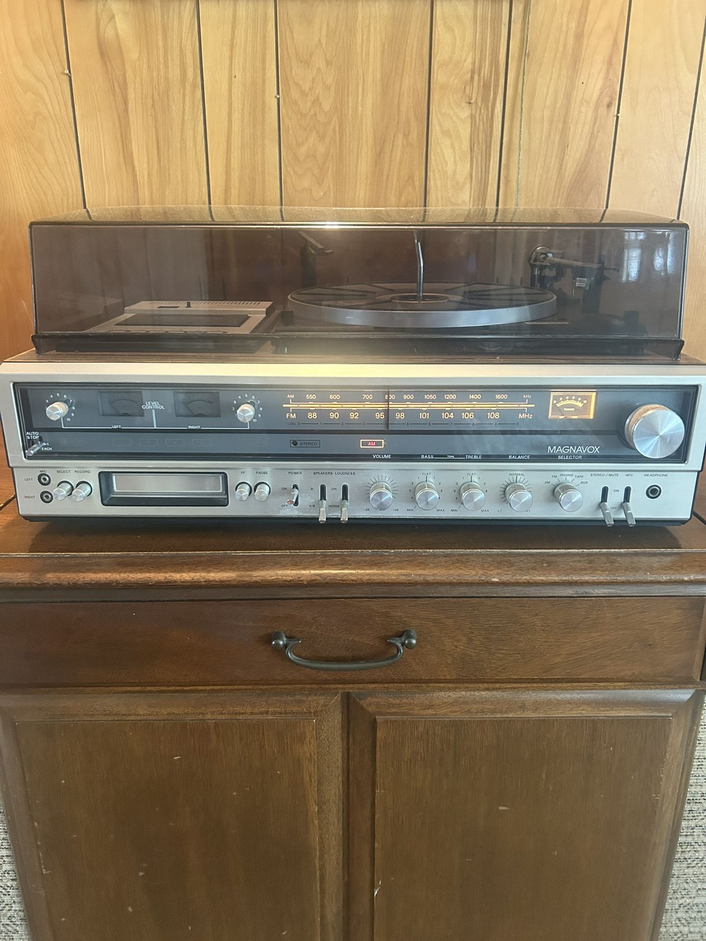 Vintage Magnavox Record Player