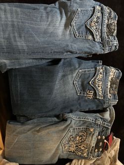 3 pairs of MissMe Jeans