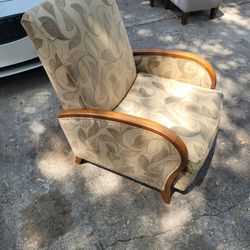 Vintage Art Deco Style Reclining Chair