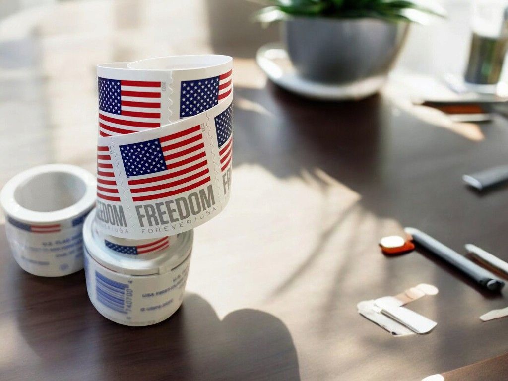 1 Roll šŗš² US Flag 2024 USPS ForeverĀ® Postage Stamps