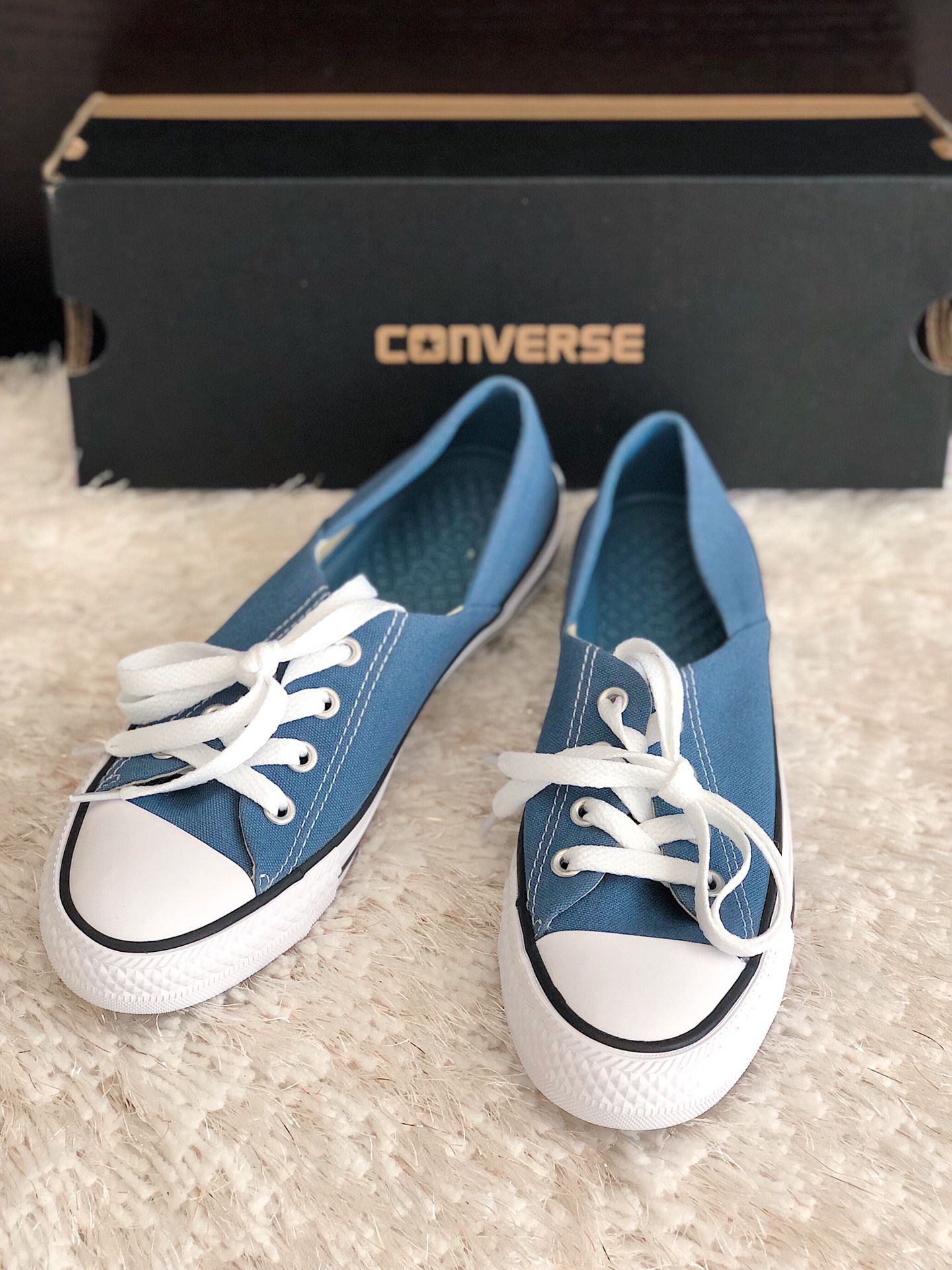 ✨New CONVERSE Chuck Taylor All Star Ctas Coral Ox Blue Sneakers Women’s Shoes Size 5.5M
