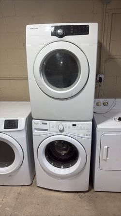 Samsung Dryer and Whirlpool Front Load Washer
