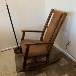Odel Dark Chocolate Brown Rocking Chair