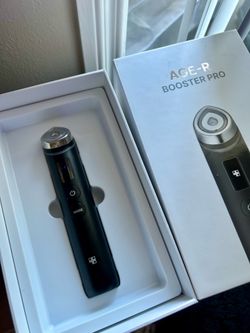Medicube AGE-R Booster Pro Facial Massager LED 5-Speed Wrinkle Care Device Black
