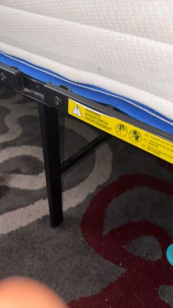 Queen size bed frame (bed included if needed