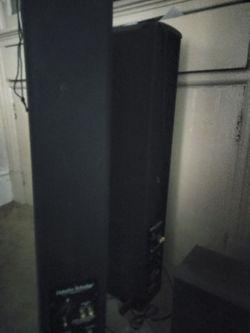 3 piece definitive technology speakers
