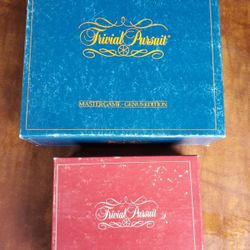 Original Trivial Pursuit Mastergame Genus and Baby Boomer edition board games