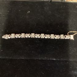 White Gold And Diamond Bracelet