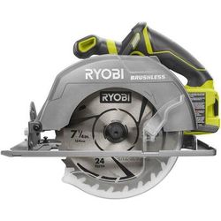 Rayobi 18 volt One+ Brushless 7 1/4” circular saw with free battery
