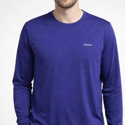 Reebok long-sleeve athletic large size men’s top-New