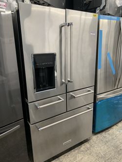 Kitchen aid 5 door in stainless steel used with platinum interior