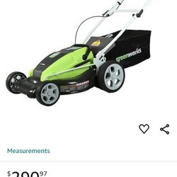 Greenworks 25352 36V Cordless 19-in 3-in-1 Lawn Mower
