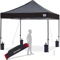 182 ABCCANOPY Patio Pop Up Canopy Tent 10x10 Commercial-Series (Black)