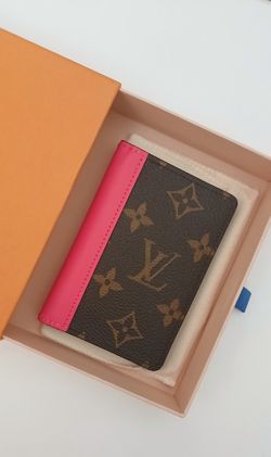 Louis Vuitton Pink Pocket Organizer Wallet
