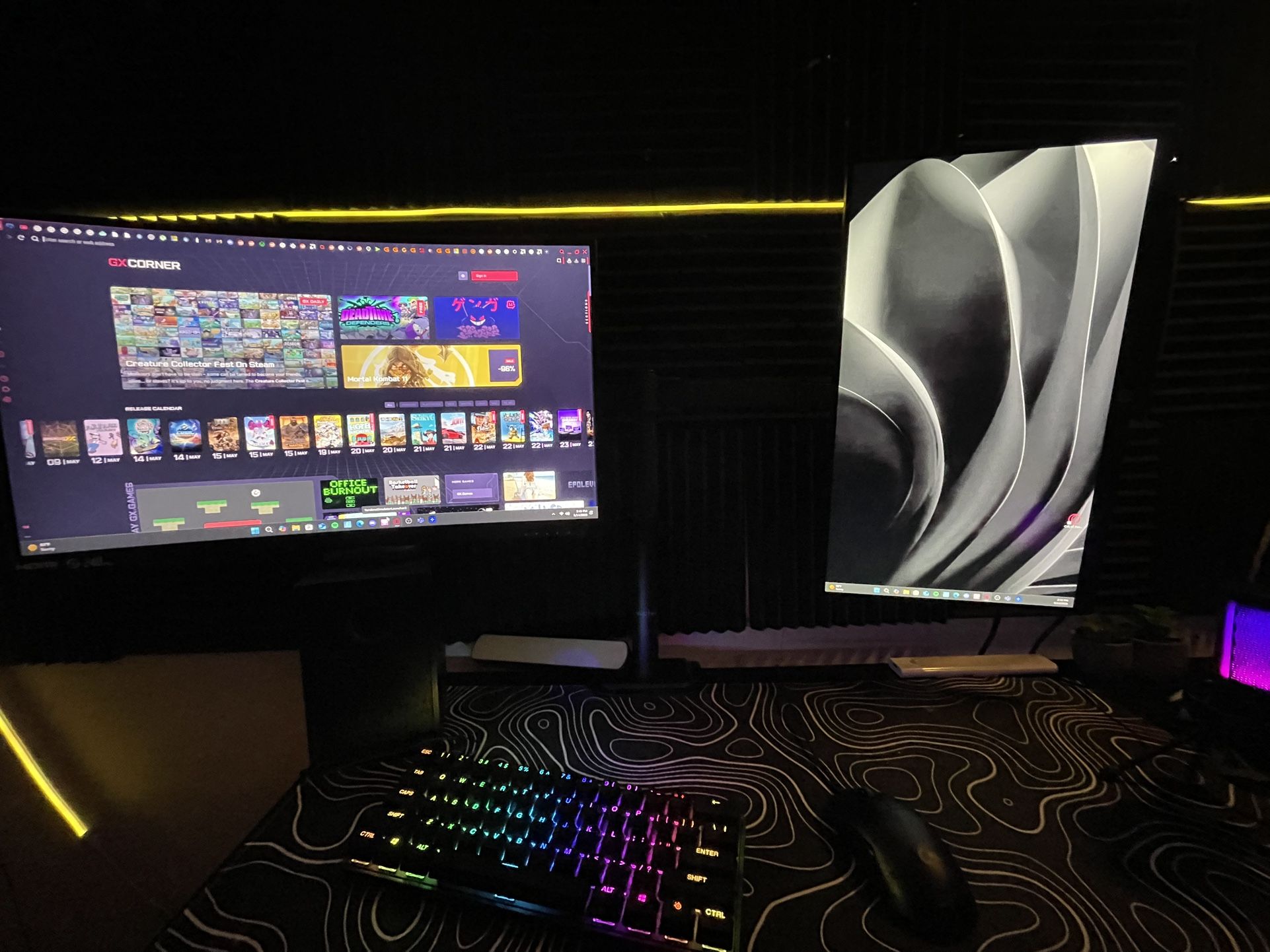 Text Me For More Pics Full Pc Setup Only 1 Monitor + Keyboard And Mouse