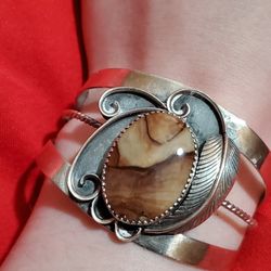 Navajo Agate Cuff