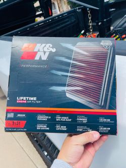 2 K & N lifetime air filters