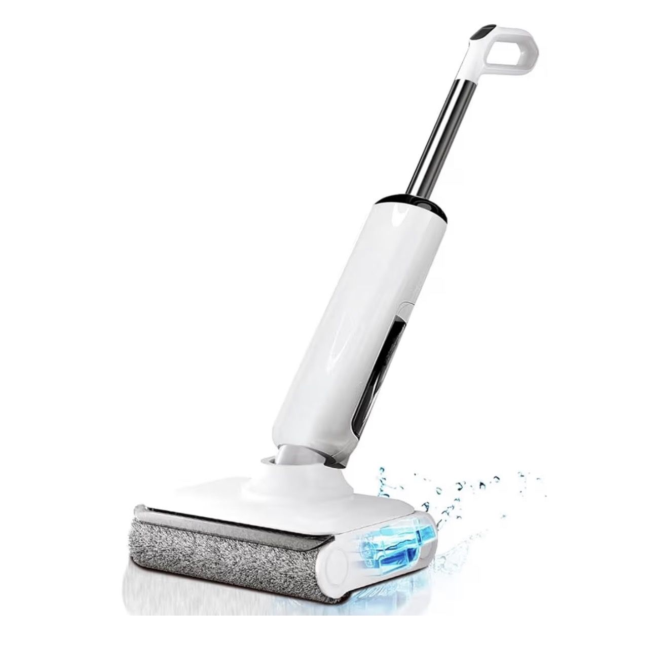 Wet Dry Vacuum Cleaner, Cordless Vacuum Mop Combo for Hard Floors All-in-One Floor Cleaner, 180° Lay-Flat, with Edge Cleaning, Self-Cleaning, 35mins R