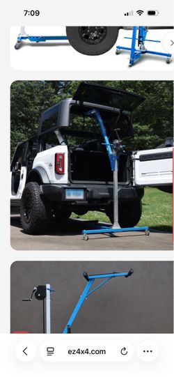 Ford Bronco EZ4x4 Hardtop Removal Lift Tool