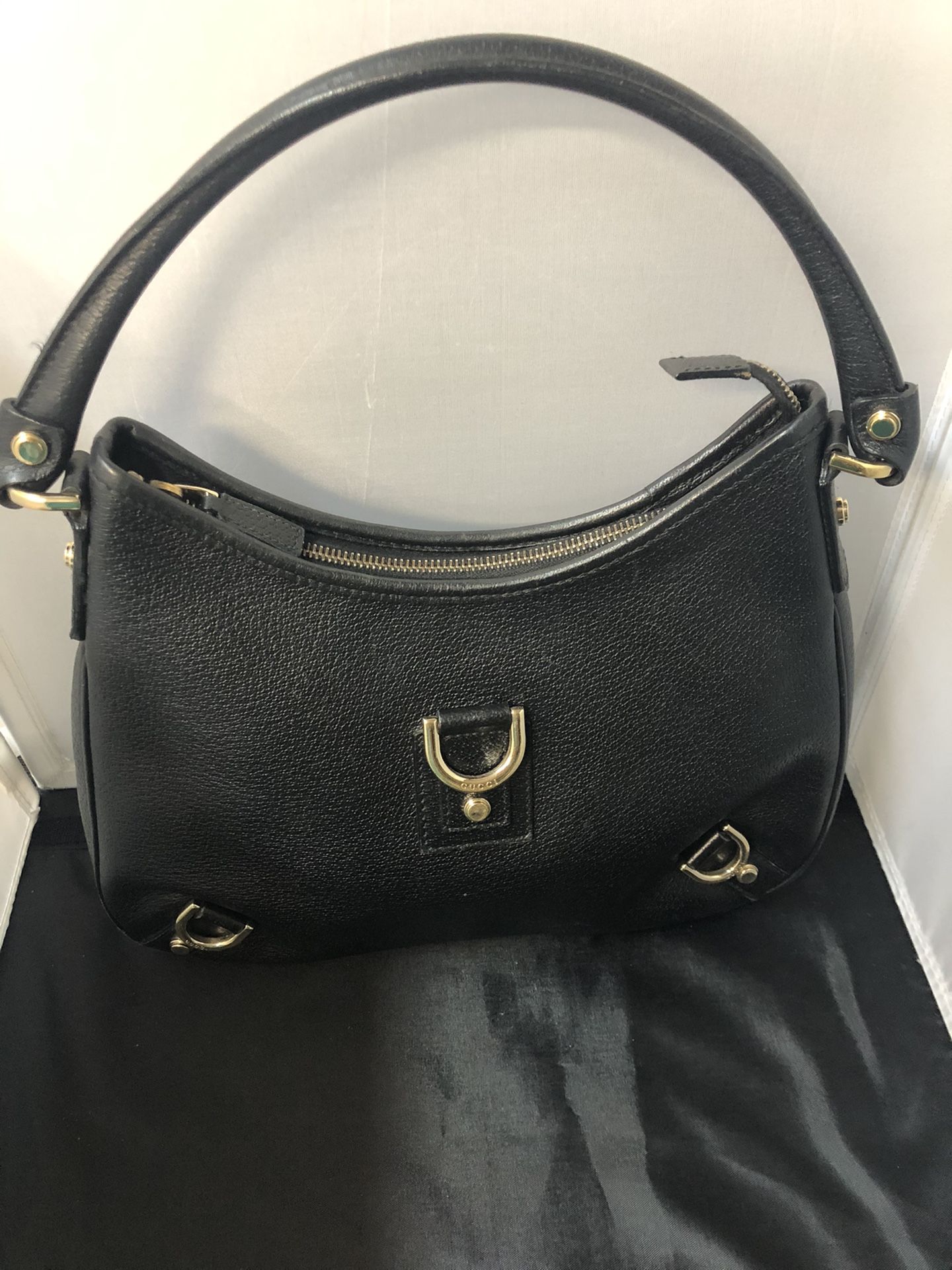 Authentic Vintage Gucci Abbey Hobo Bag Leather