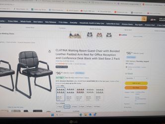Lobby chairs black and gray Clatina Amazon reception