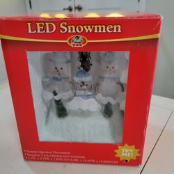 Led Snowman Lights Up And Changes Colors 