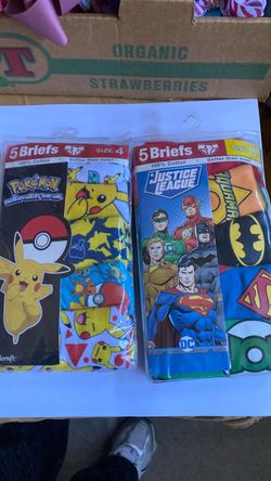 Size 4 size 8 boys briefs