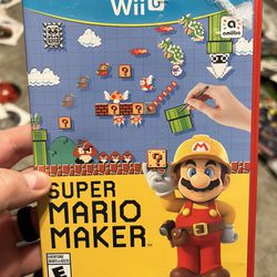 Super Mario Maker For Nintendo Wii U 